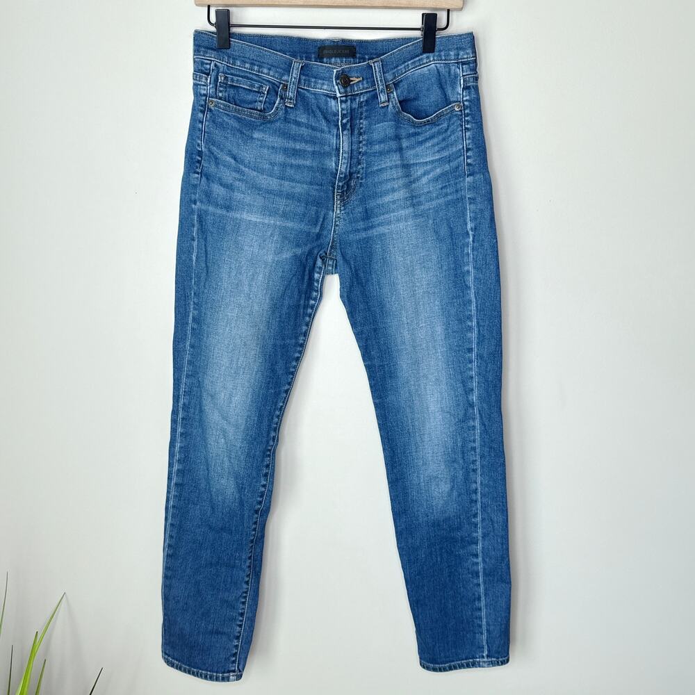 Uniqlo Jeans Women's Size 27‎ Straight Leg Stretch 5-Pocket Mid-Rise Denim